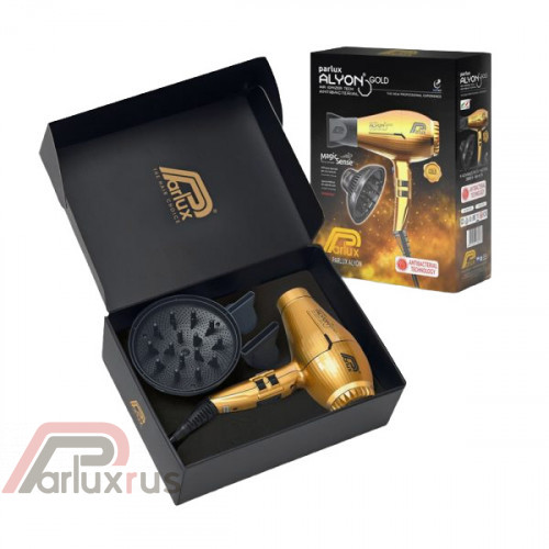 Набор фен Parlux 0901-Alyon Ionic Gold + диффузор Magic Sense Set-0901 ...